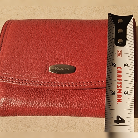 Rolfs Bags Rolfs Genuine Leather Trifold Wallet With Id Window